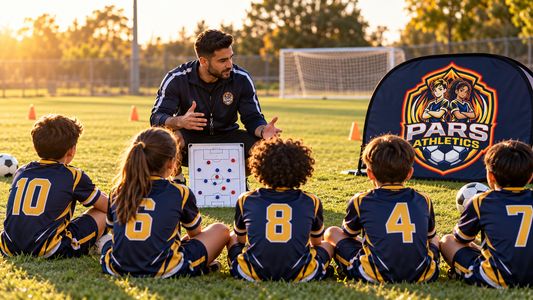Pars Athletics group soccer training